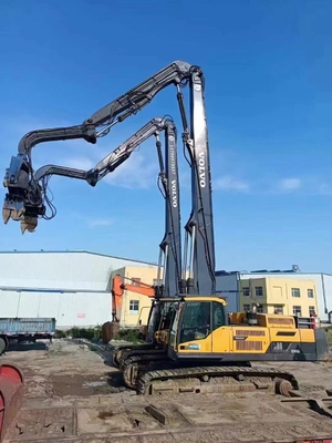Profissional Excavadora motorista de pilha fixação para escavadores escavadora de longo alcance boom escavadora de longo braço boom para venda