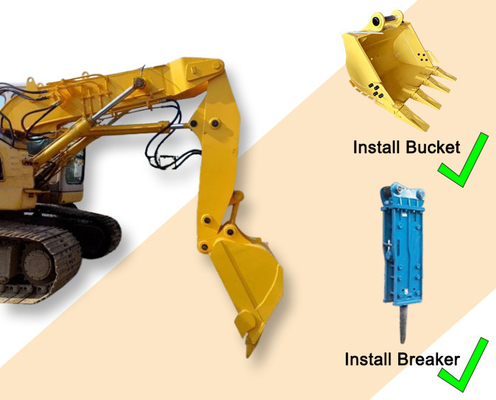Cat Hitachi Komatsu Excavator Tunnel Boom Excavator curto braço Excavator curto boom braço Excavator boom e braço excavador boom braço curto alcance boom