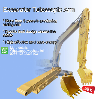 Maior Excavador telescópico de alta eficiência Excavador telescópico de braço longo Excavador braço para gato komatsu etc.