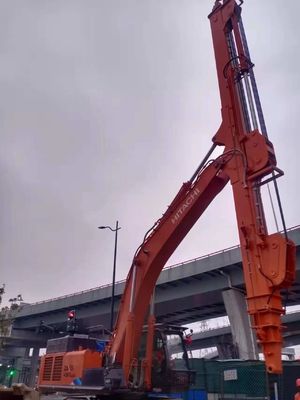 Excavadora de alta precisão CAT320 Braço telescópico de três etapas BS900E para engenharia de poços profundos