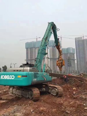 Alto desempenho ZX520 braço de pilha de escavadeira Q355B/Q690D municipal Sanshui desvio ponte ferroviária projeto abre em um ângulo de 160 graus