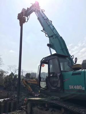 Alto desempenho ZX520 braço de pilha de escavadeira Q355B/Q690D municipal Sanshui desvio ponte ferroviária projeto abre em um ângulo de 160 graus