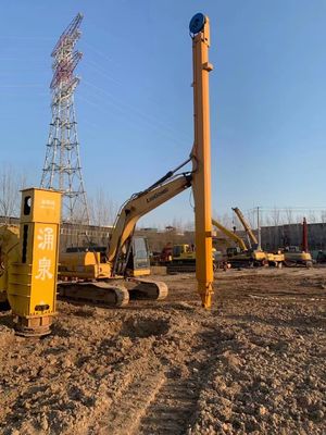 Excavadora de alta resistência PC350 tubo de braço telescópico de dois estágios LG700 configuração de material de fixação balde de construção de poço profundo 35T