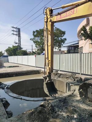 Forte desempenho de escavação Excavadora braço deslizante SH240 para metrô Jacking túnel 24T com acessórios