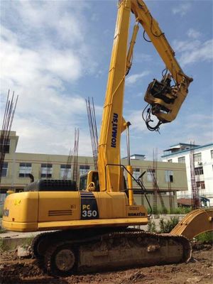 Rodoviária de pilhas e puxadora de pilhas Excavadora Rodoviária de pilhas braço CAT340 personalizado com condutor de pilhas