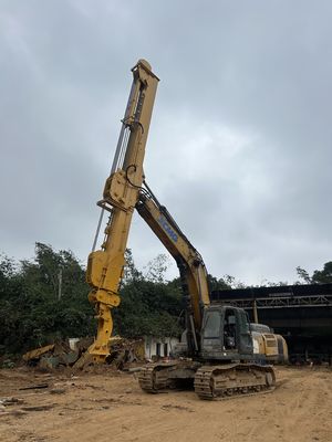 Excavadora personalizável XE370 Braço telescópico de três estágios BS900 Material mais leve e eficiente em carregar balde ou agarrar 37T