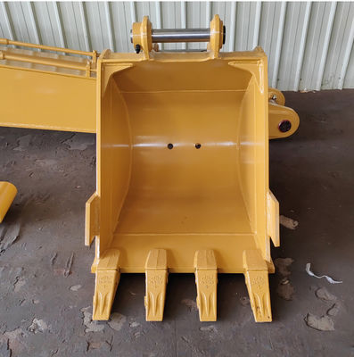 Excavadora de longo alcance Boom e braço para 323D2L 16m bom desempenho de soldagem de resistência