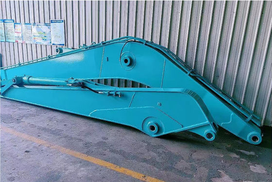 Garantir o braço do excavador de longo alcance com balde e cilindro para o CAT Kobelco