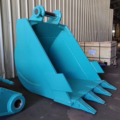 Garantir o braço do excavador de longo alcance com balde e cilindro para o CAT Kobelco
