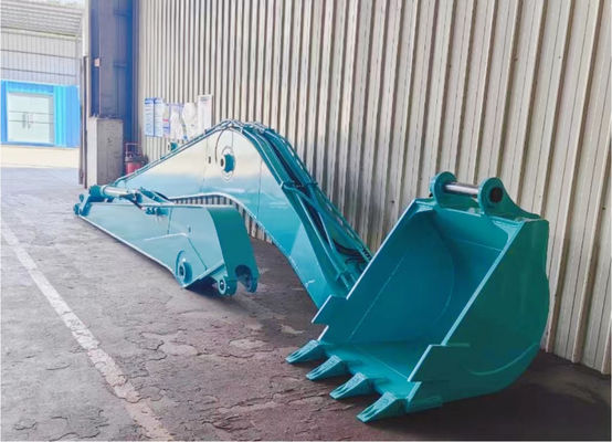 Garantir o braço do excavador de longo alcance com balde e cilindro para o CAT Kobelco