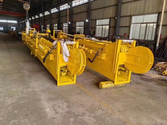 Braço telescópico durável de fábrica para escavadeira Entrega rápida Peça de máquinas de construção para modelos ZX330 Zx470 CAT349