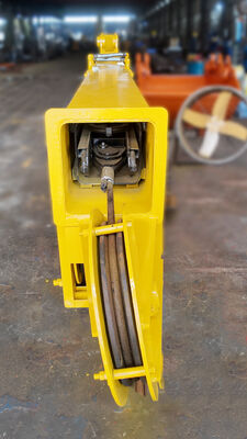 25M Excavator Three Section Telescopic Sliding Arm Construction Machinery Attachment