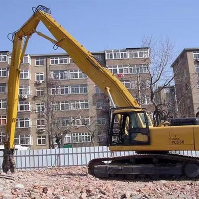 Material do braço Q355B de Demolition Boom Extension da máquina escavadora Sk480