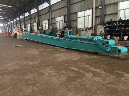 Braço longo do alcance da máquina escavadora eficaz na redução de custos com as 0,5 cubetas de cbm, vara de Long Boom And da máquina escavadora
