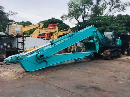 Material de aço resistente de Boom Arm Wear da máquina escavadora de Kobelco 20T SK200, alcance longo de 18m