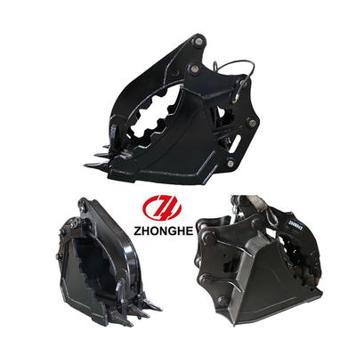 Máquina escavadora de aço de grande resistência Thumb Bucket | Bens e desgaste - resistentes | PC120 ZX130 SH150