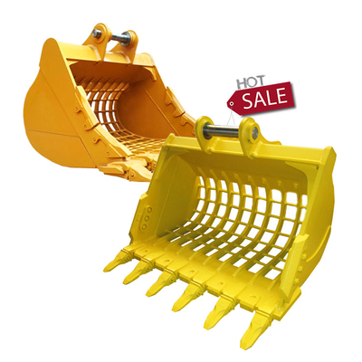 Máquina escavadora Skeleton Bucket da fábrica SY500, máquina escavadora resistente Screening Bucket