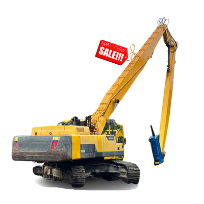 Máquina escavadora alta Boom do alcance da boa qualidade da fábrica, acessórios inteiros do Backhoe do braço da demolição da venda