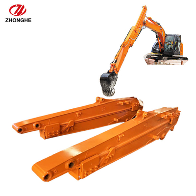 Máquina escavadora Sliding Arm do movimento de terras do OEM, máquina escavadora Long Boom de Q355B