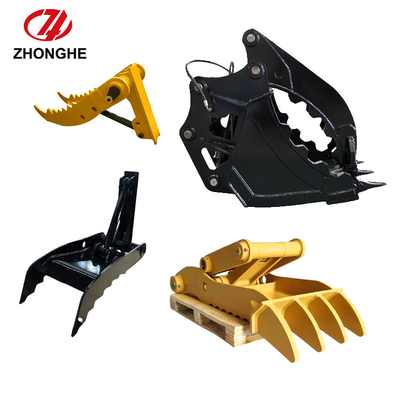 Máquina escavadora mecânica antiusura Thumb Bucket, máquina escavadora Hydraulic Thumb de Q355B