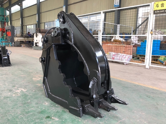 Máquina escavadora Hydraulic Thumb de Q345B, cubeta de Graptor para CAT320