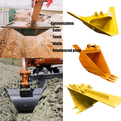 Cubeta da vala trapezoidalmente para a máquina escavadora, máquina escavadora Bucket For CAT320 CAT315 PC200