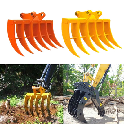 Máquina escavadora antiusura Double Rake Bucket, máquina escavadora Rake Bucket de Hitachi Ex60