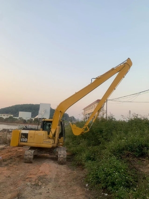 Máquina escavadora antiusura Long Reach Boom do OEM e vara, máquina escavadora durável Dipper Arm Extension 18M