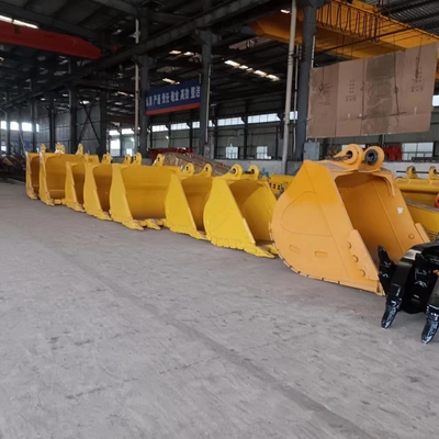 CE Hyundai Excavator Bucket, Q355B MN400 Hardox500 Excavator Rock Bucket para escavadeira