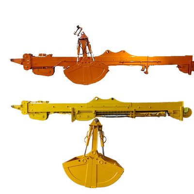 Clamshell Bucket Telescópica Excavator Boom 12 metros de comprimento