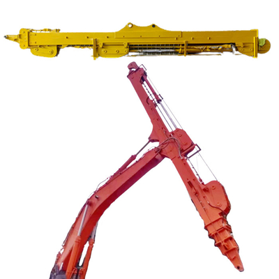 Excavadora de três secções braço telescópico para Komatsu Cat Hitachi Kato