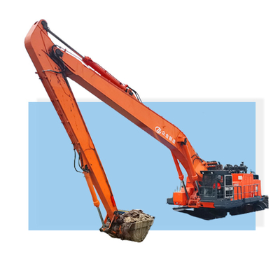 18m 19m Long Reach Excavator Booms Amarelo Preto Cor Pessoal