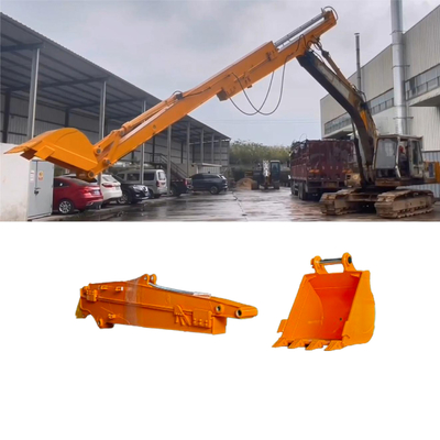 Excavadora de braço comprido 12 metros braço deslizante Boom deslizante para Hitachi Doosan Excavator