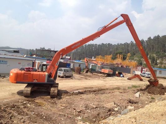 SK120 SK130 312 313 PC120 ZX130 12-13 toneladas Peças sobressalentes de escavadeiras 13m-14m Prolongamento de braço Boom Boom de longo alcance Máquinas de construção