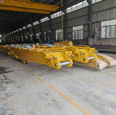 Excavadora pilha braço de condução e boom