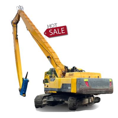 16-20 metros Três secções de demolição Boom longo para escavadeiras ZX250 ZX260 ZX330 para máquinas de construção