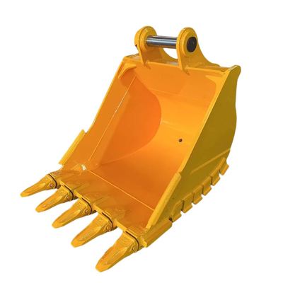 Balde de rocha para peças de escavadeira de aço resistente para CAT330 para indústrias de construção de escavadeiras de 30-35 toneladas