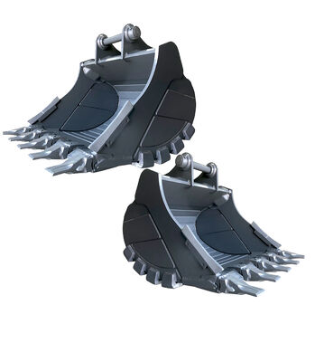 Escavadeira Grande Superior para Volvo Caçamba de Rocha para Manuseio de Material Pesado para Condições Rochosas